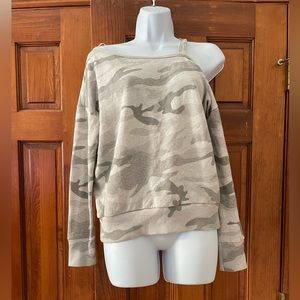 Off the shoulder sweatshirt